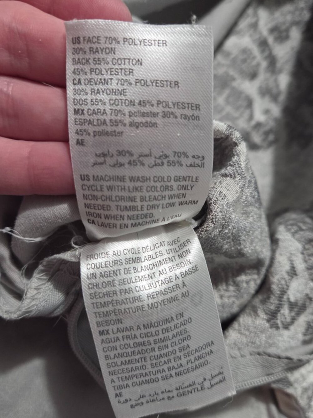 Luxury Macy's Hotel Collection Silver Queen Duvet - Picture 7 of 9